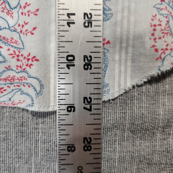 VINTAGE H Bar C Shirt Womens Long Tail Western Pearl Snap Paisley AOP - Picture 11 of 13